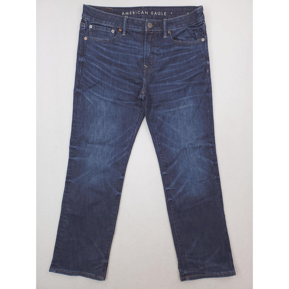 American Eagle Jeans Mens 32x30 Blue Original Bootcut Next Level Airflex Denim